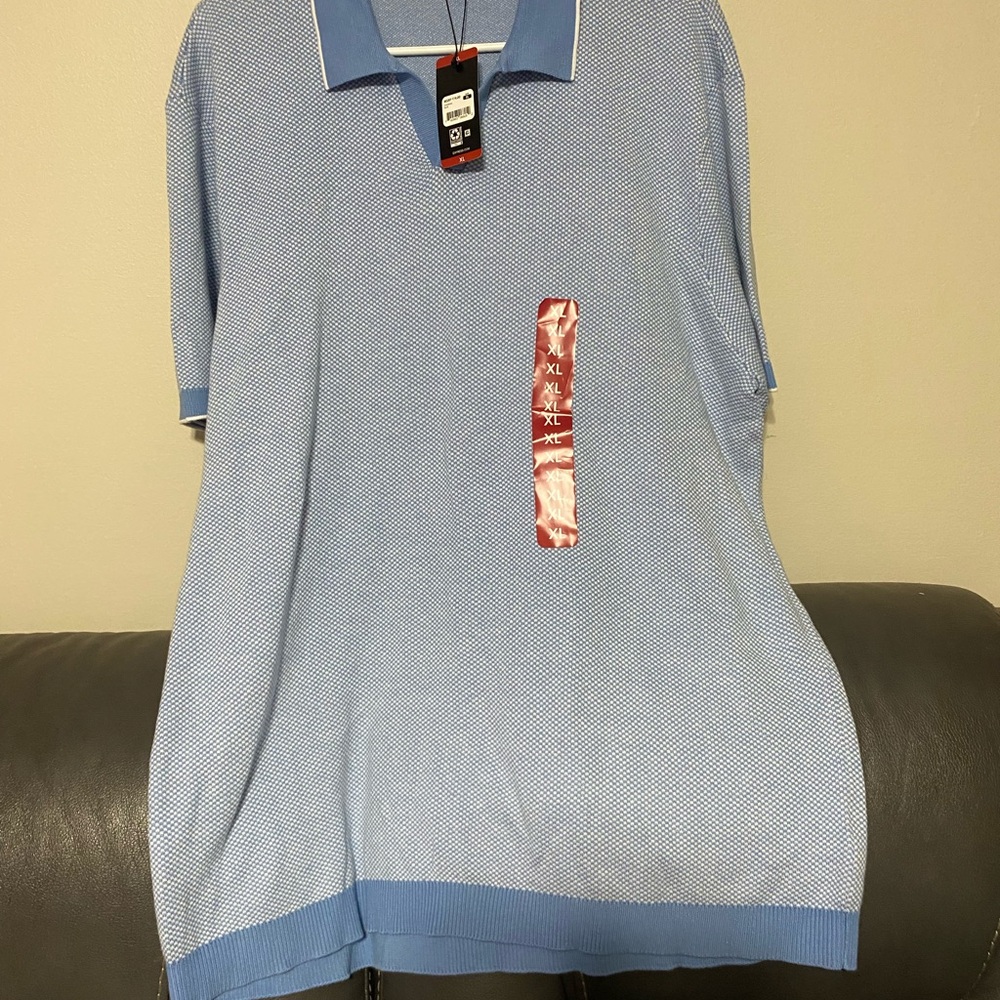 Express Sky Blue Polo Shirt
